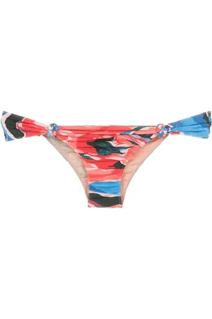 CLUBE BOSSA Rings floral-print bikini bottoms