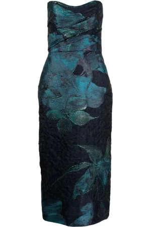 Amsale Sleeveless midi pencil skirt