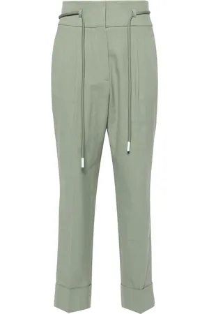 PESERICO SIGN High-waist cropped trousers