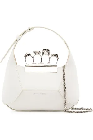 Alexander McQueen The Jewelled Hobo leather mini bag