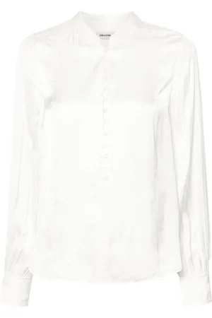 Zadig & Voltaire Twina satin-finish blouse