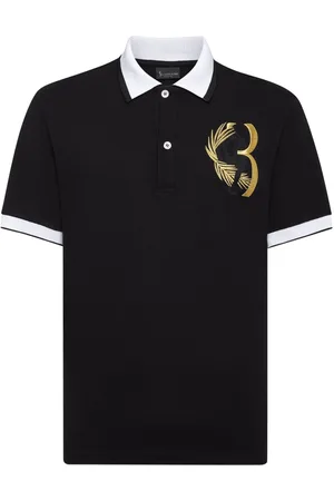 BILLIONAIRE Logo-embroidered cotton polo shirt
