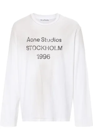 Acne Studios Logo-print distressed T-shirt