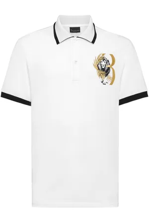 BILLIONAIRE Logo-embroidered cotton polo shirt