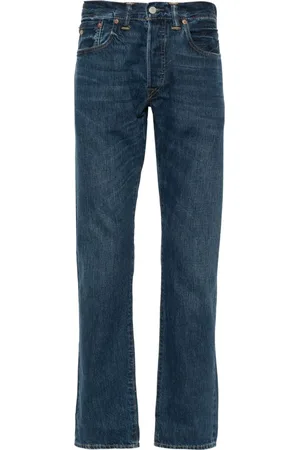 Ralph Lauren Logo-embroidered straight-leg jeans