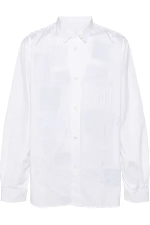 JUNYA WATANABE Patchwork-detail cotton shirt