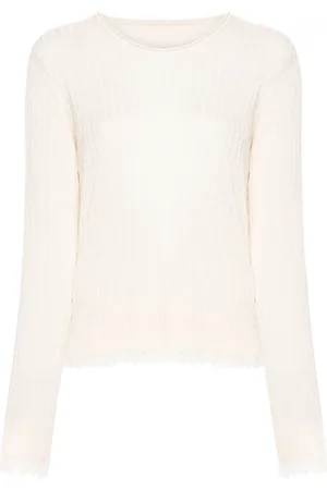 UMA WANG Distressed-efffect jumper