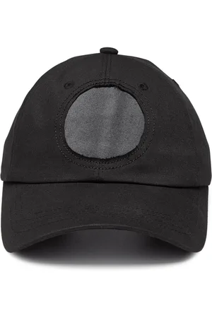 JiyongKim Bleached-effect cotton baseball cap