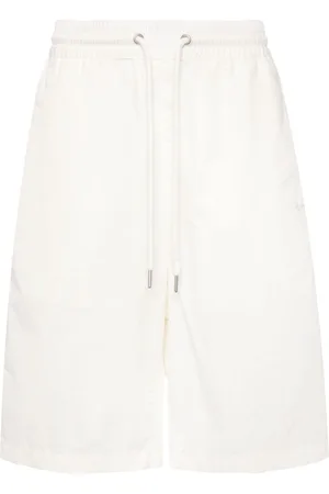 FIVE CM Logo-embroidered cotton shorts