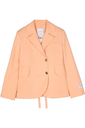 Patou Lace-up wool blazer