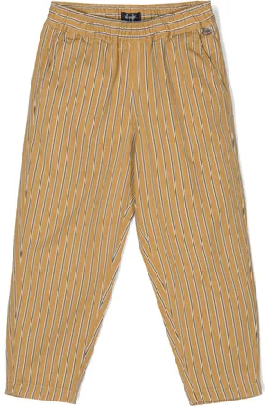 Il gufo Striped twill trousers