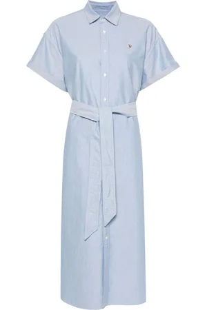 Ralph Lauren Polo Pony-embroidered shirt dress