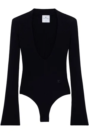 Courrèges Ribbed-knit bodysuit