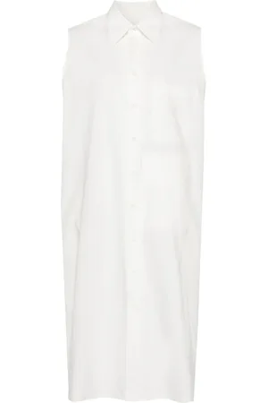 Maison Margiela Cotton poplin midi dress