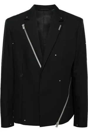 HELIOT EMIL Wool-kid mohair blend tailored jacket