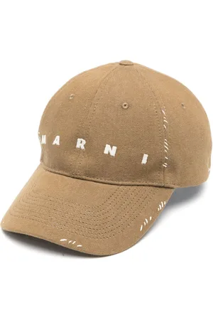 Marni Logo-embroidered cotton hat