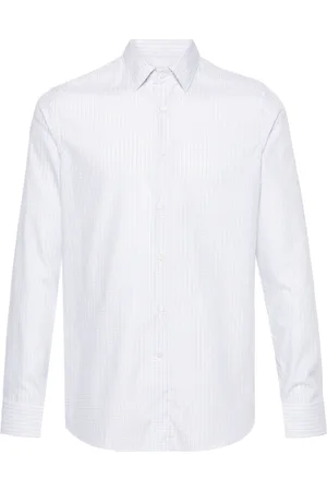 CANALI Checked cotton shirt