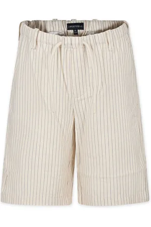 Emporio Armani Striped straight-leg shorts