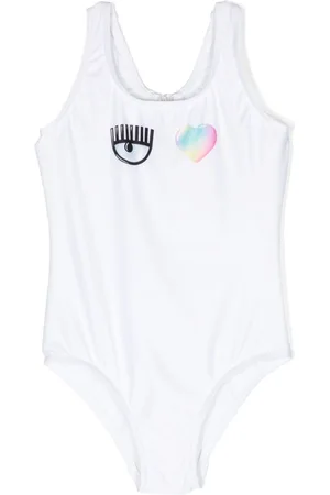 Chiara Ferragni Eyelike-motif open-back swimsuit