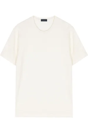 Paul & Shark Crew-neck linen T-shirt