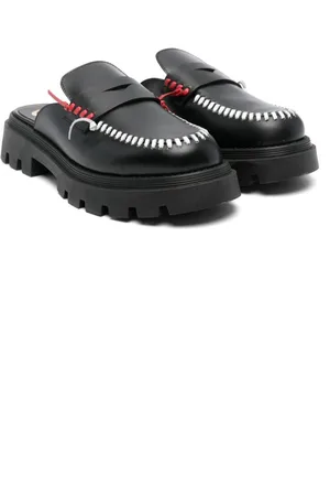 GALLUCCI Slip-on leather loafers