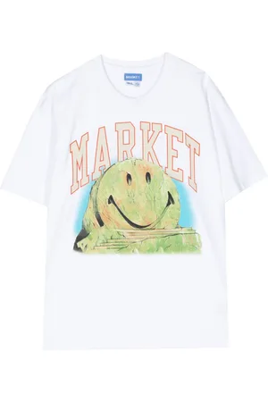 MARKET Smiley Out Of Body cotton T-shirt
