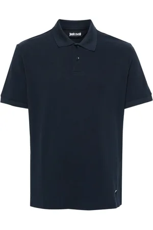 Roberto Cavalli Piqué-weave polo shirt