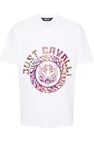 Roberto Cavalli Logo-print cotton T-shirt