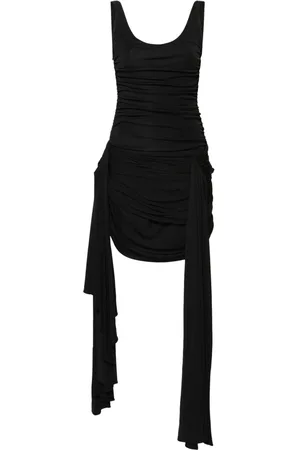 MUGLER Draped mini dress