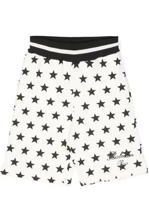 Balmain Star-print jersey shorts