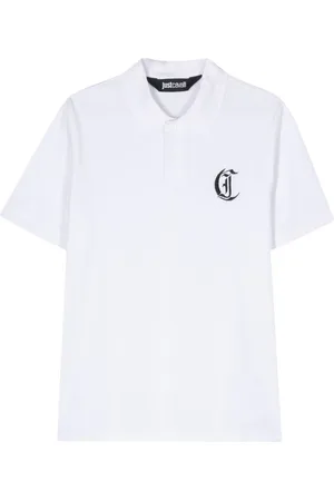 Roberto Cavalli Logo-embroidered polo shirt