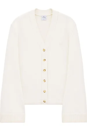 Courrèges Logo-appliquéd cardigan