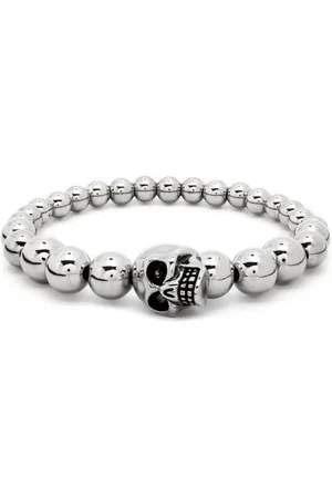 Alexander McQueen Skull-charm beaded bracelet