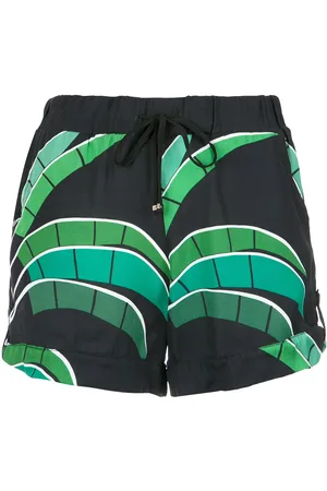 AMIR SLAMA Tropical print shorts