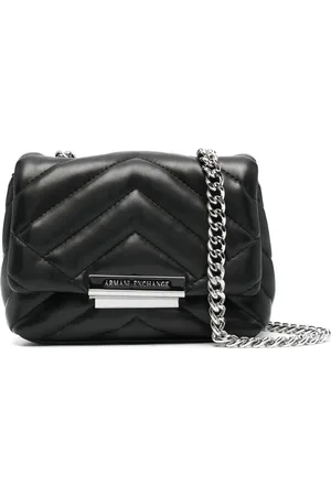 Armani Exchange Chevron-quilted mini bag