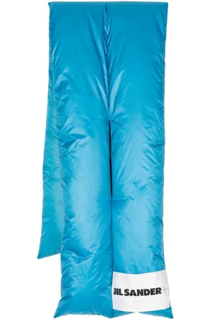 Jil Sander Quilted feather down scarf