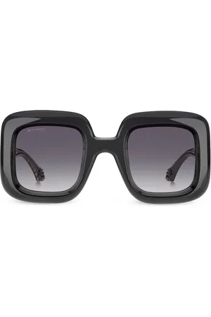 Etro Paisley-print oversize-frame sunglasses