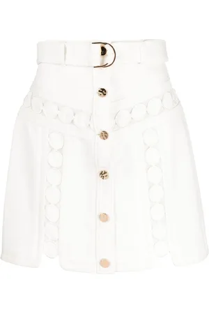 Acler Heathcote dot-embroidered miniskirt