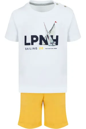 Lapin House Logo-print short set