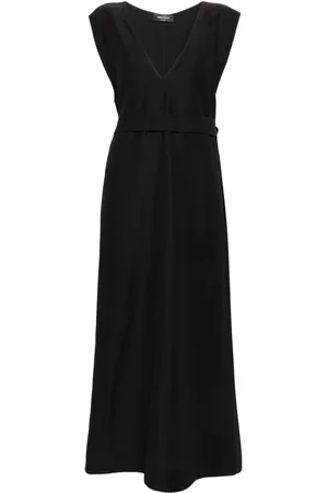 Fabiana Filippi Belted crepe midi dress