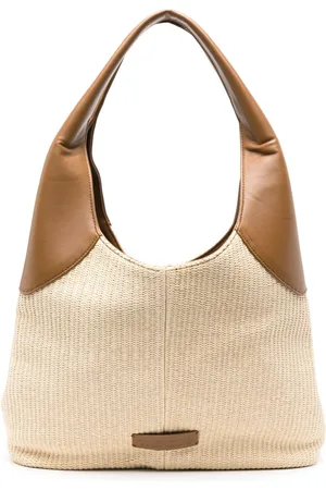THEMOIRÈ Ninfa straw shoulder bag