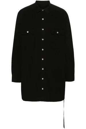 Rick Owens Long-sleeve cotton shirt