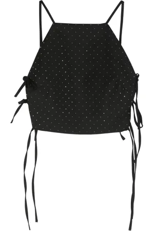 Chiara Ferragni Rhinestone-embellished crop top
