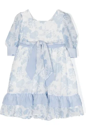 PATACHOU Floral-print belted dress