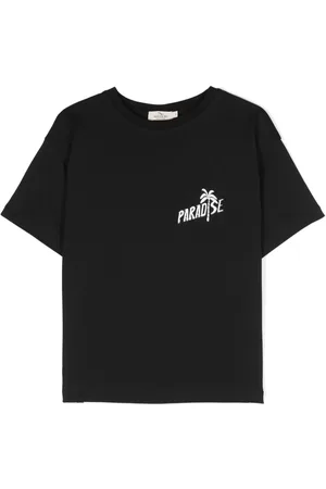 Le pandorine Logo-print cotton T-shirt