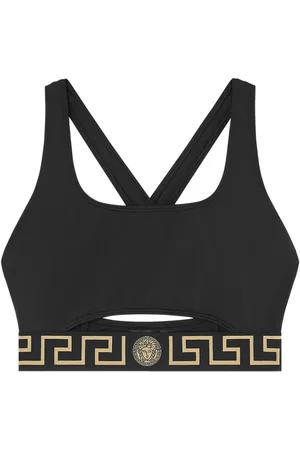 VERSACE Greca Border bikini top