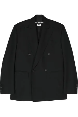 JUNYA WATANABE Unfinished-effect open-back blazer