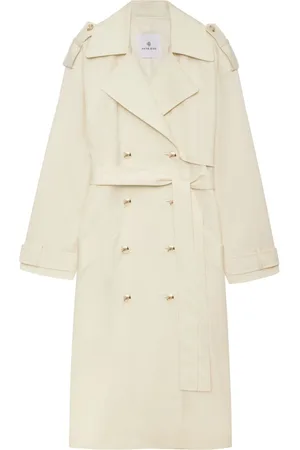 ANINE BING Layton button-detail oversize trench