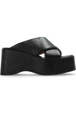 PARIS TEXAS Vicky 80mm leather mules