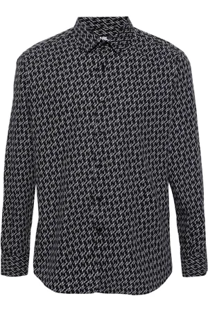 Karl Lagerfeld FF Karligraphy-print cotton shirt